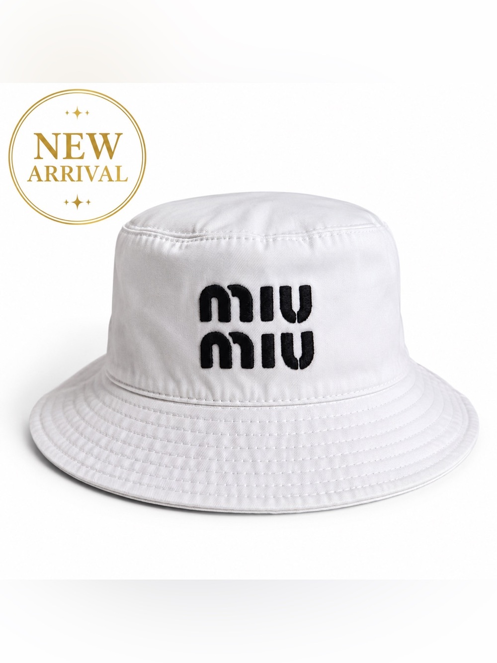 🤍 Women’s White Logo Bucket Hat 🤍
